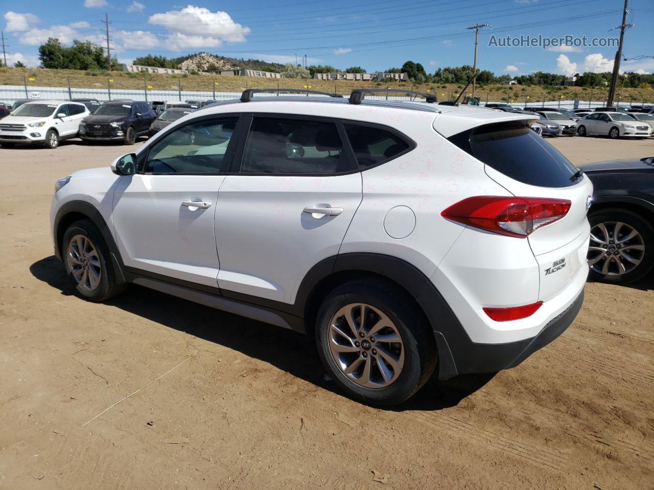 2017 Hyundai Tucson Limited Белый vin: KM8J3CA4XHU388837