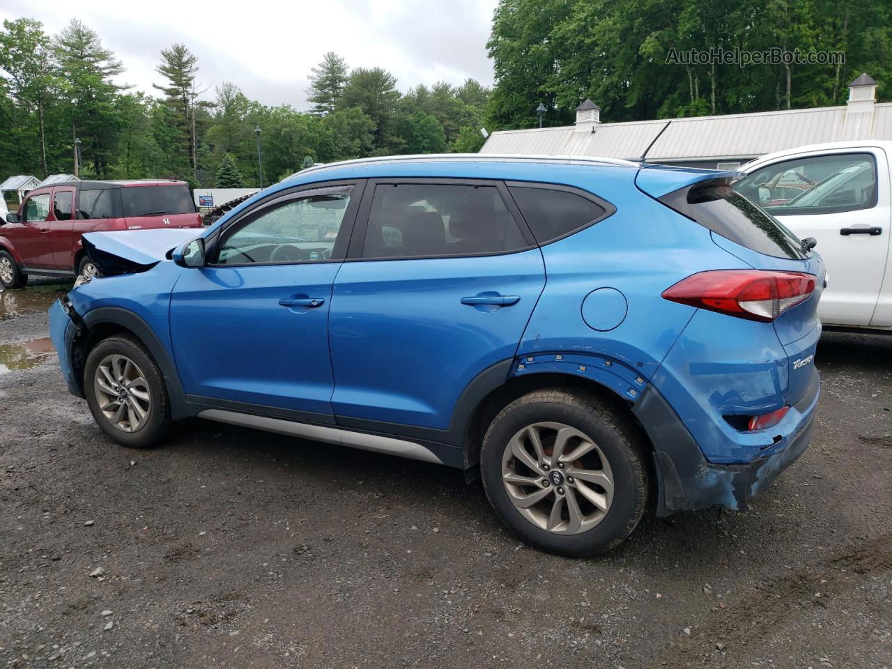 2017 Hyundai Tucson Limited Blue vin: KM8J3CA4XHU394914