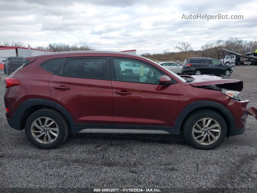 2017 Hyundai Tucson Se Бордовый vin: KM8J3CA4XHU445859