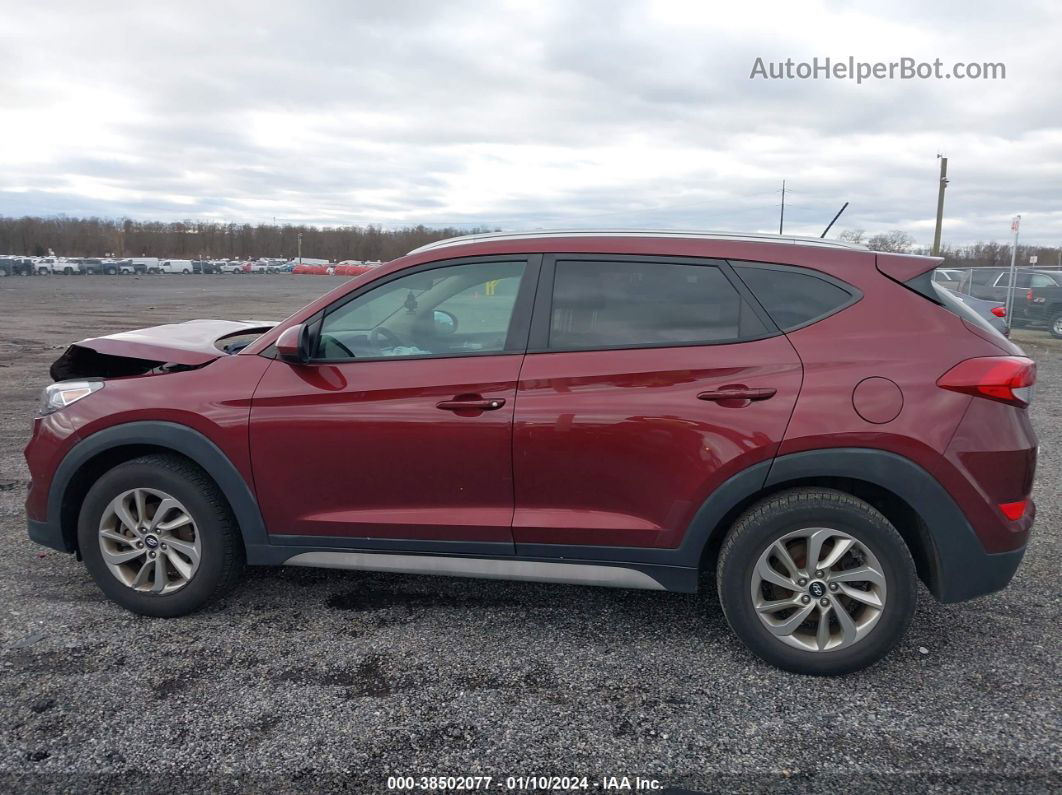 2017 Hyundai Tucson Se Бордовый vin: KM8J3CA4XHU445859