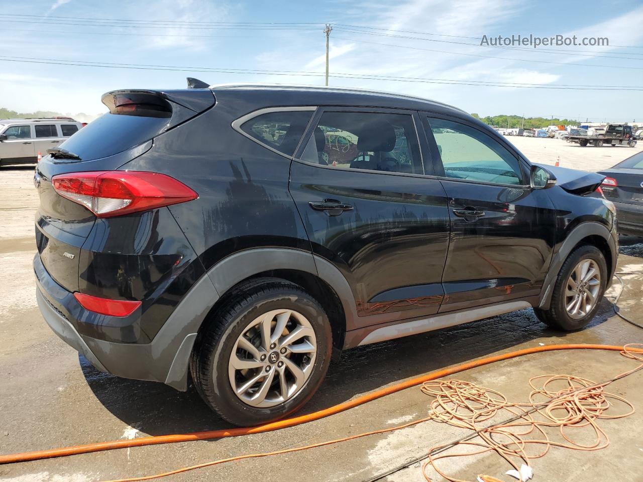 2017 Hyundai Tucson Limited Black vin: KM8J3CA4XHU469840