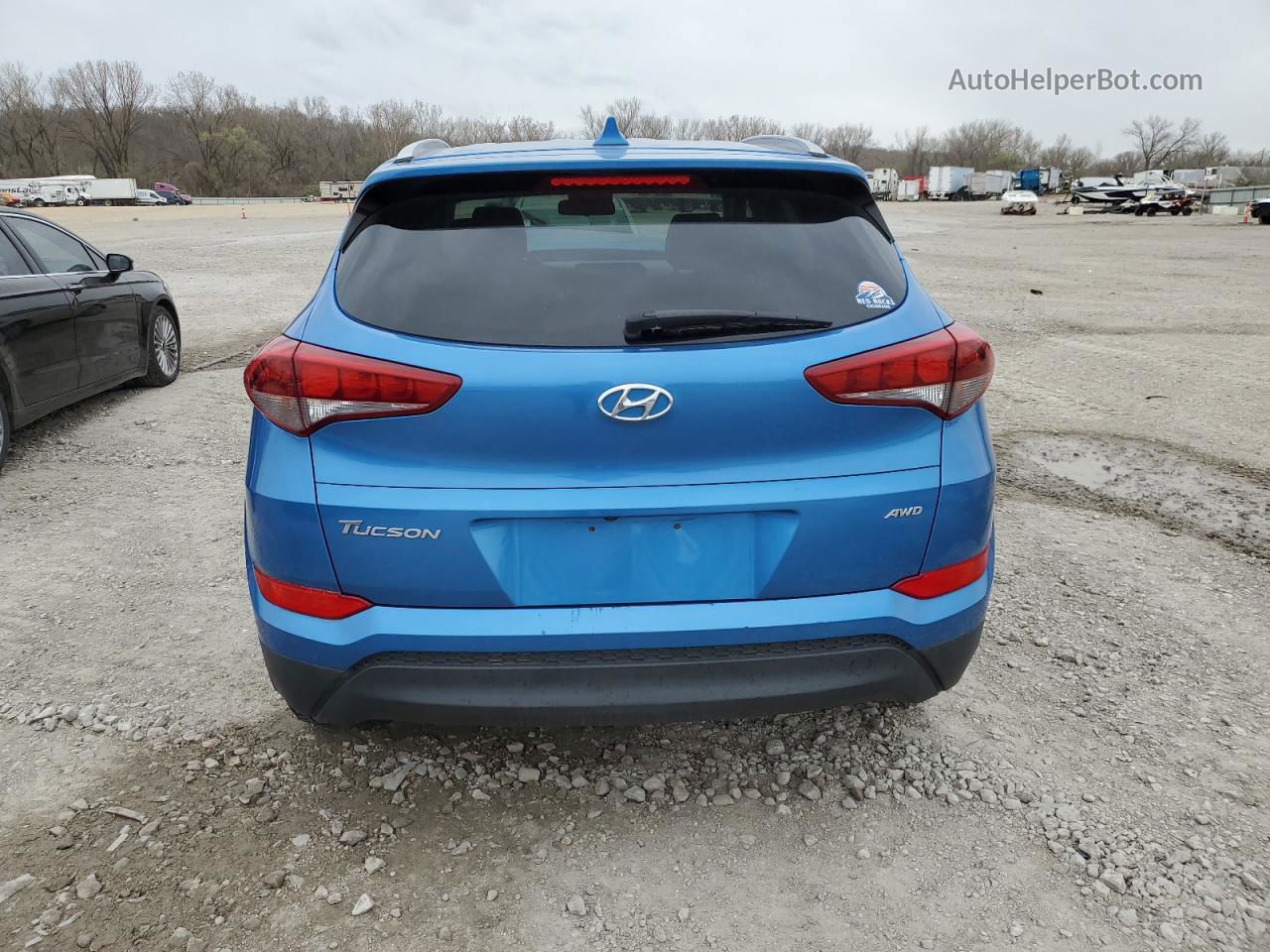 2018 Hyundai Tucson Sel Blue vin: KM8J3CA4XJU704789