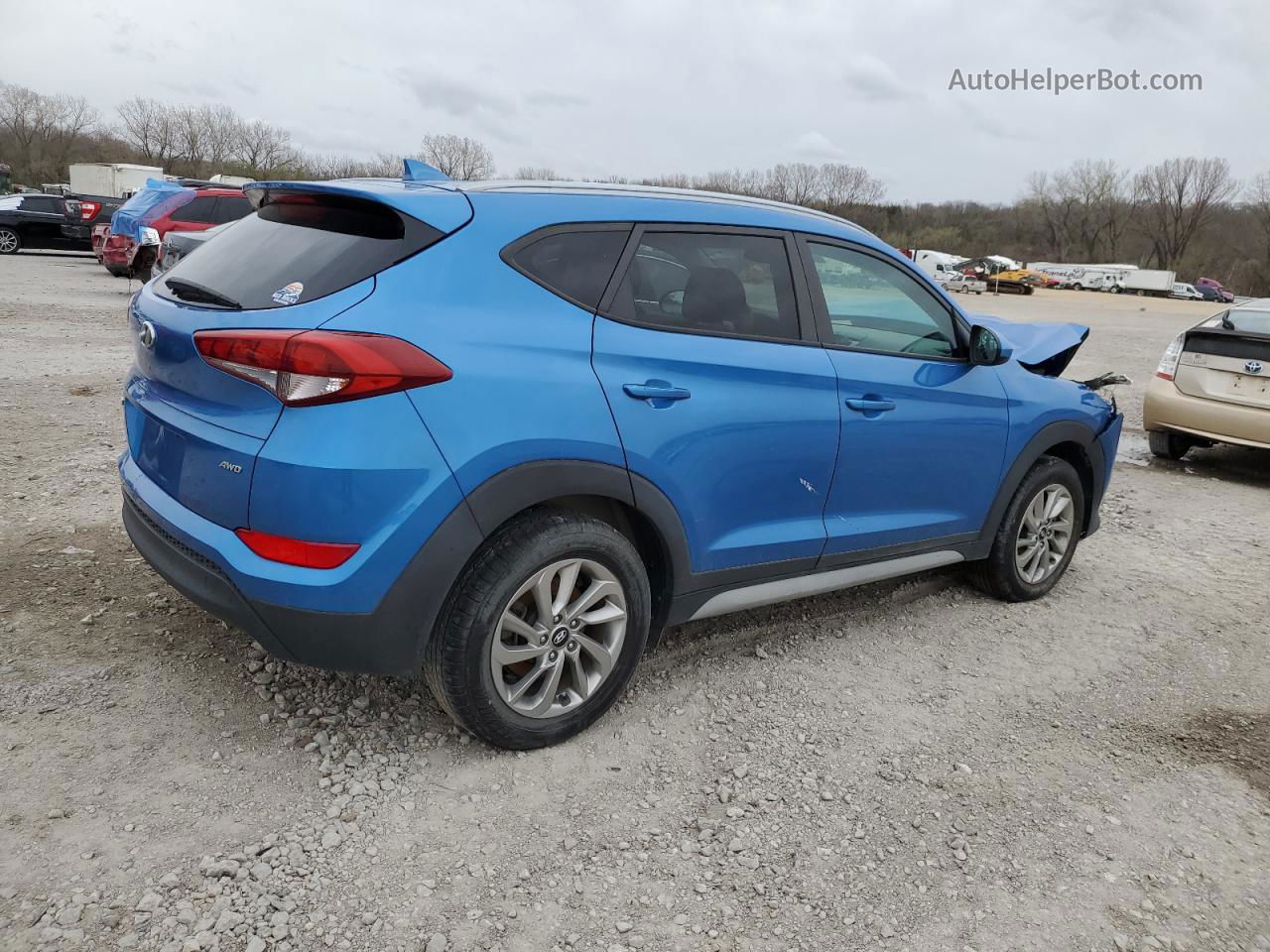 2018 Hyundai Tucson Sel Blue vin: KM8J3CA4XJU704789