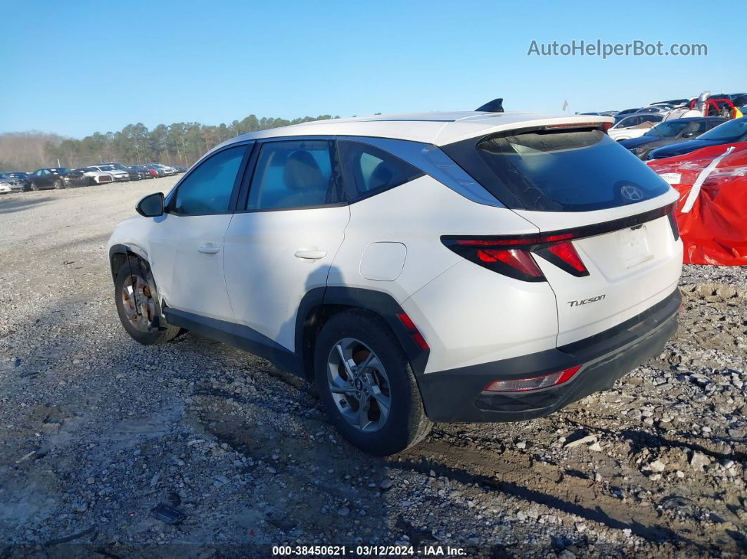 2022 Hyundai Tucson Se White vin: KM8JA3AE2NU032151