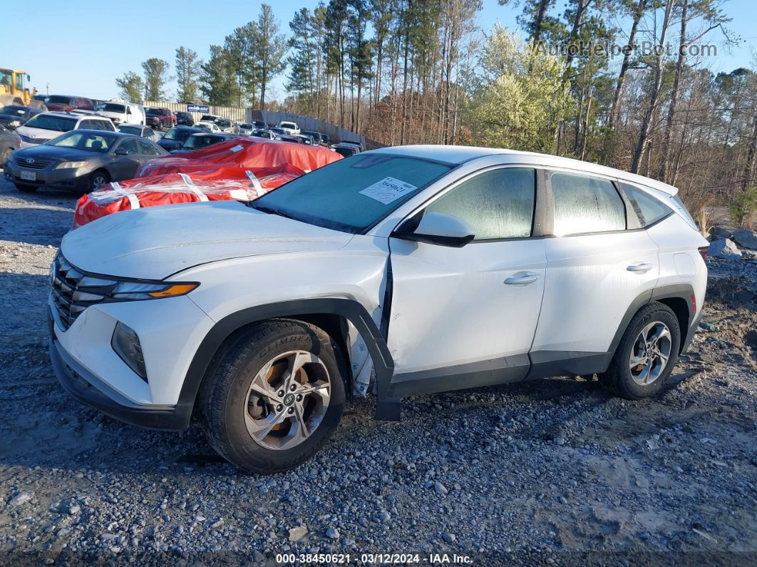 2022 Hyundai Tucson Se White vin: KM8JA3AE2NU032151