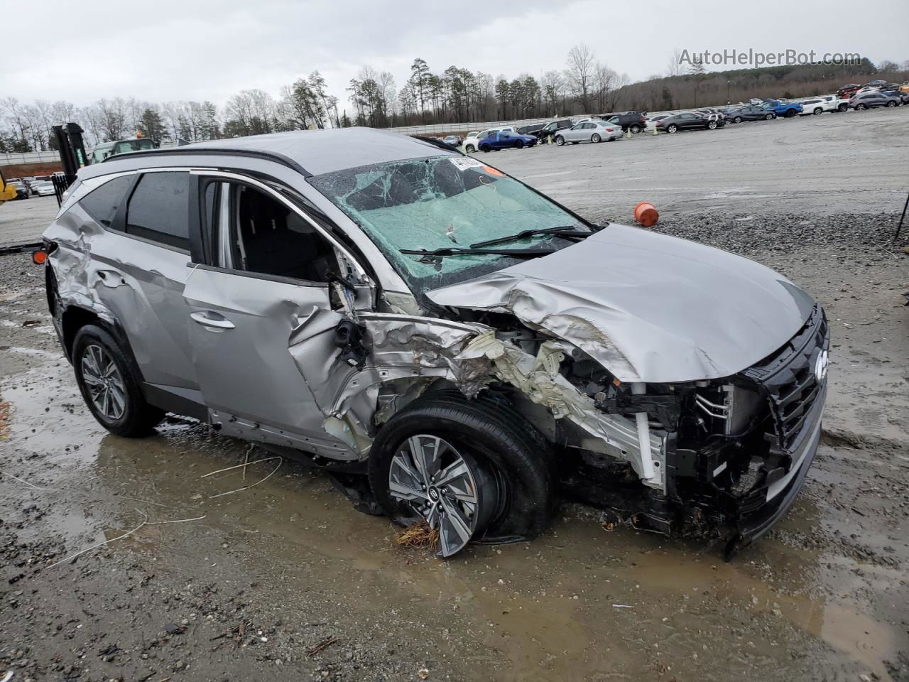 2022 Hyundai Tucson Blue Silver vin: KM8JBCA14NU012722