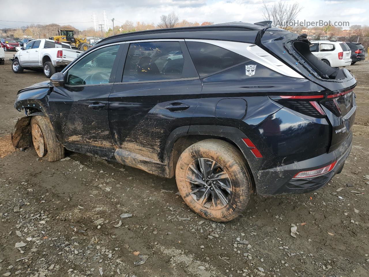 2022 Hyundai Tucson Blue Blue vin: KM8JBCA14NU018861