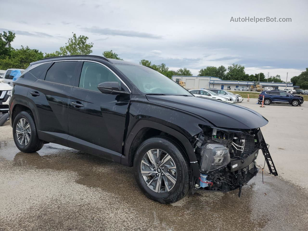 2022 Hyundai Tucson Blue Black vin: KM8JBCA18NU024341