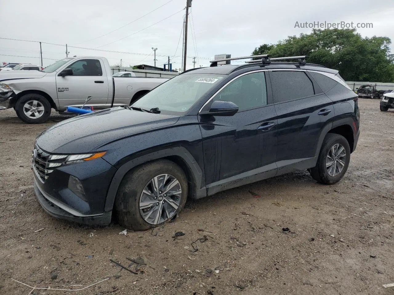 2022 Hyundai Tucson Blue Blue vin: KM8JBCA18NU081963