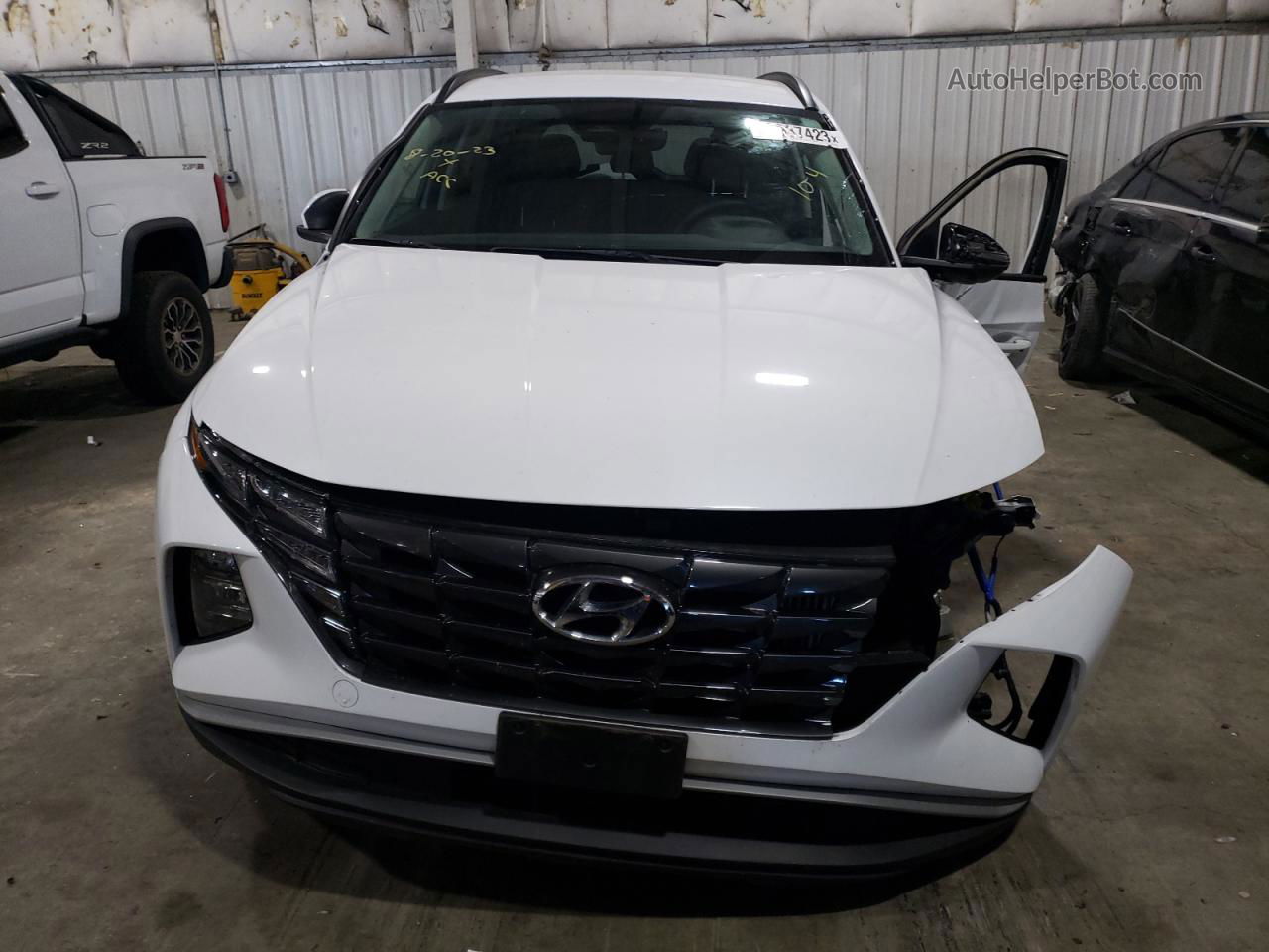 2022 Hyundai Tucson Blue White vin: KM8JBCA19NU063486