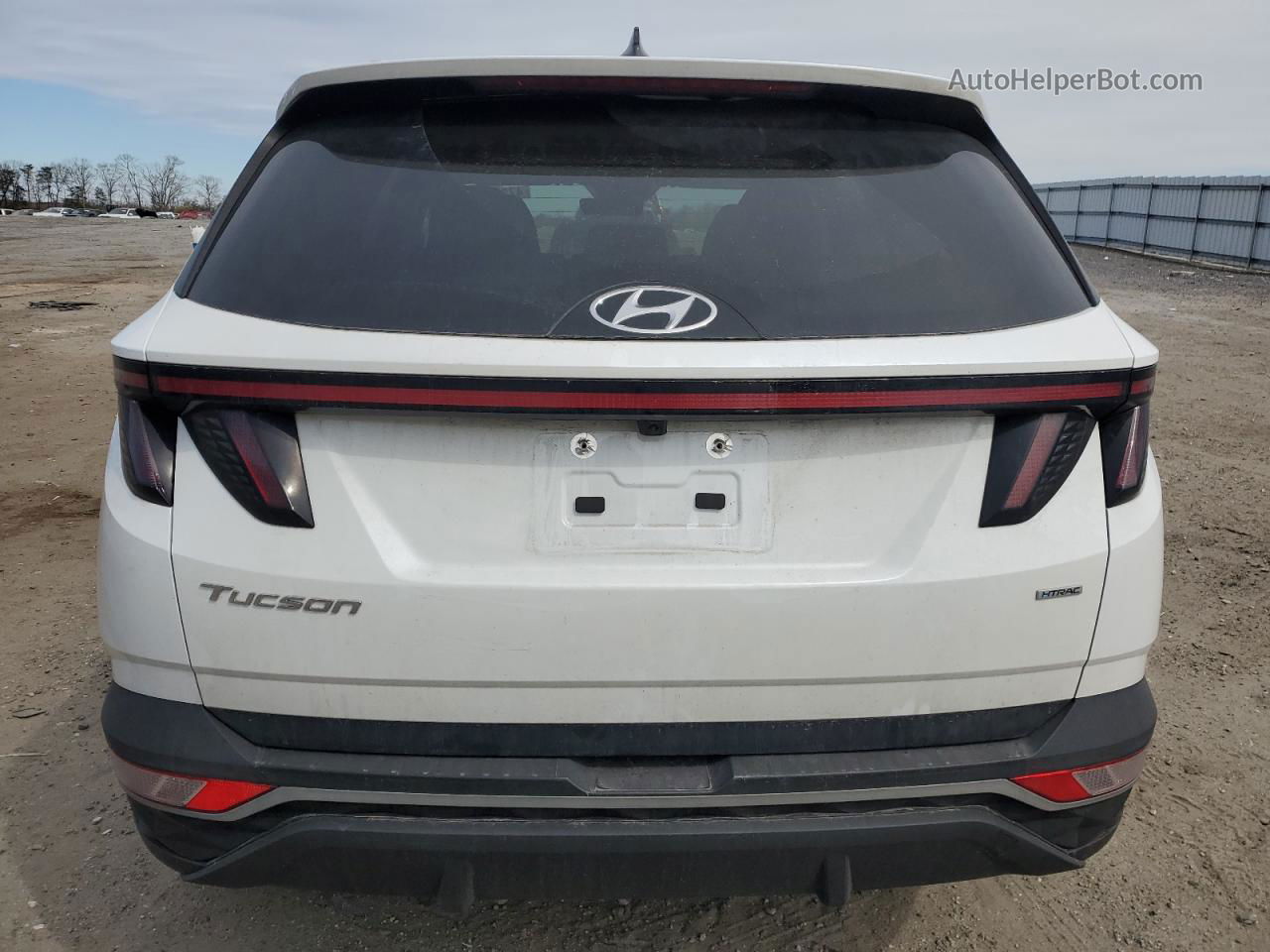 2022 Hyundai Tucson Sel White vin: KM8JBCAE7NU171110