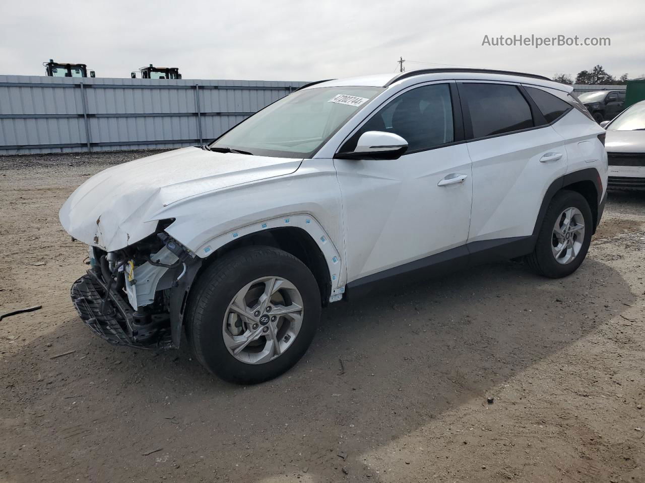 2022 Hyundai Tucson Sel White vin: KM8JBCAE7NU171110