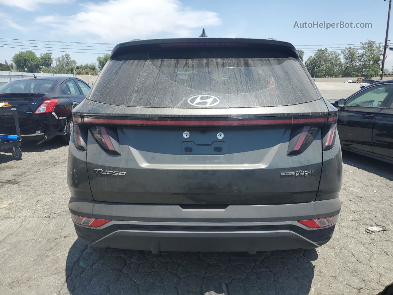 2022 Hyundai Tucson Sel Gray vin: KM8JBDA25NU034677