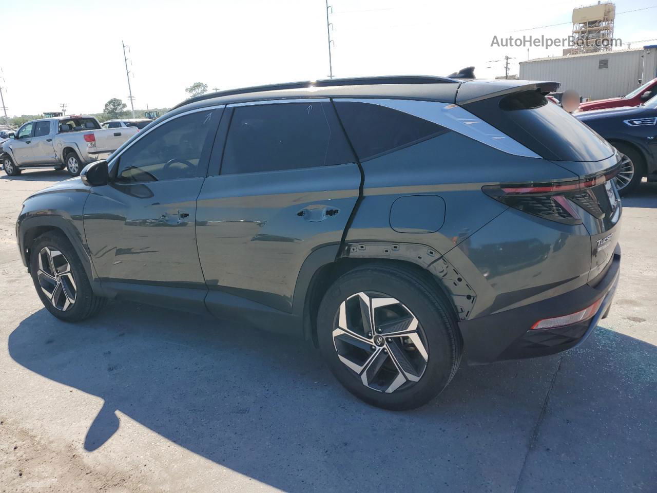 2022 Hyundai Tucson Limited Gray vin: KM8JE3AE1NU110732