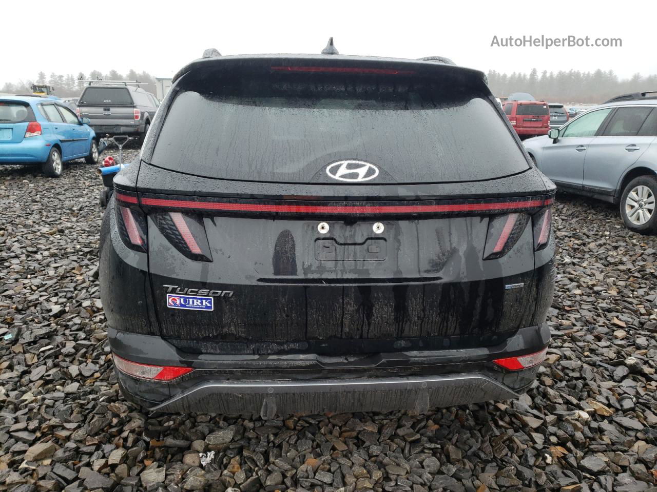 2022 Hyundai Tucson Limited Black vin: KM8JECAE7NU058622