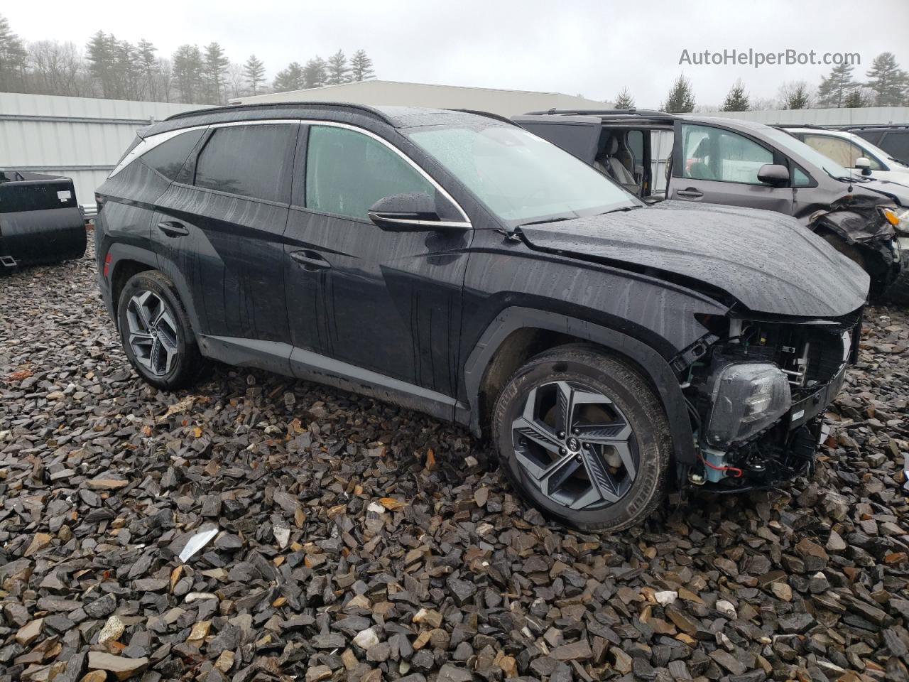 2022 Hyundai Tucson Limited Black vin: KM8JECAE7NU058622