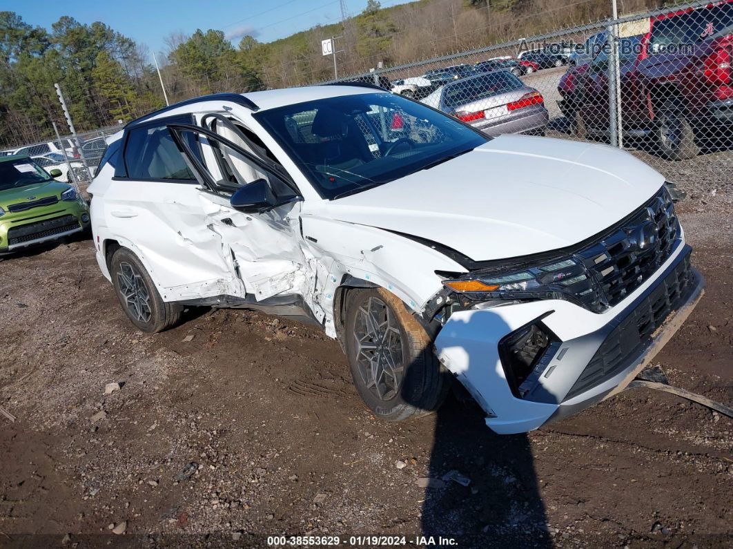 2022 Hyundai Tucson N Line White vin: KM8JF3AE3NU169312