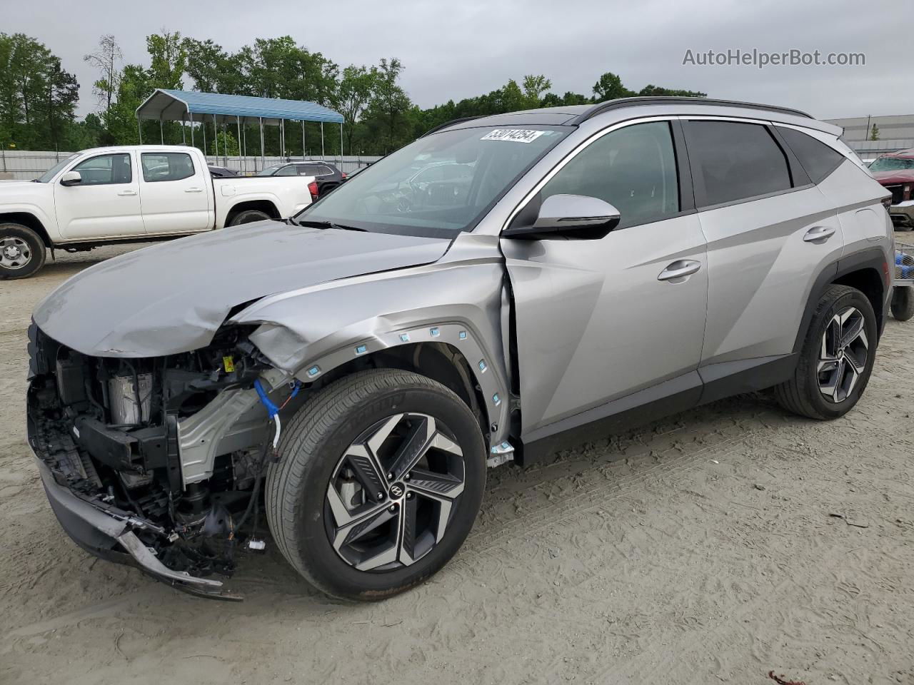 2022 Hyundai Tucson Sel Convenience Silver vin: KM8JFCA11NU051790