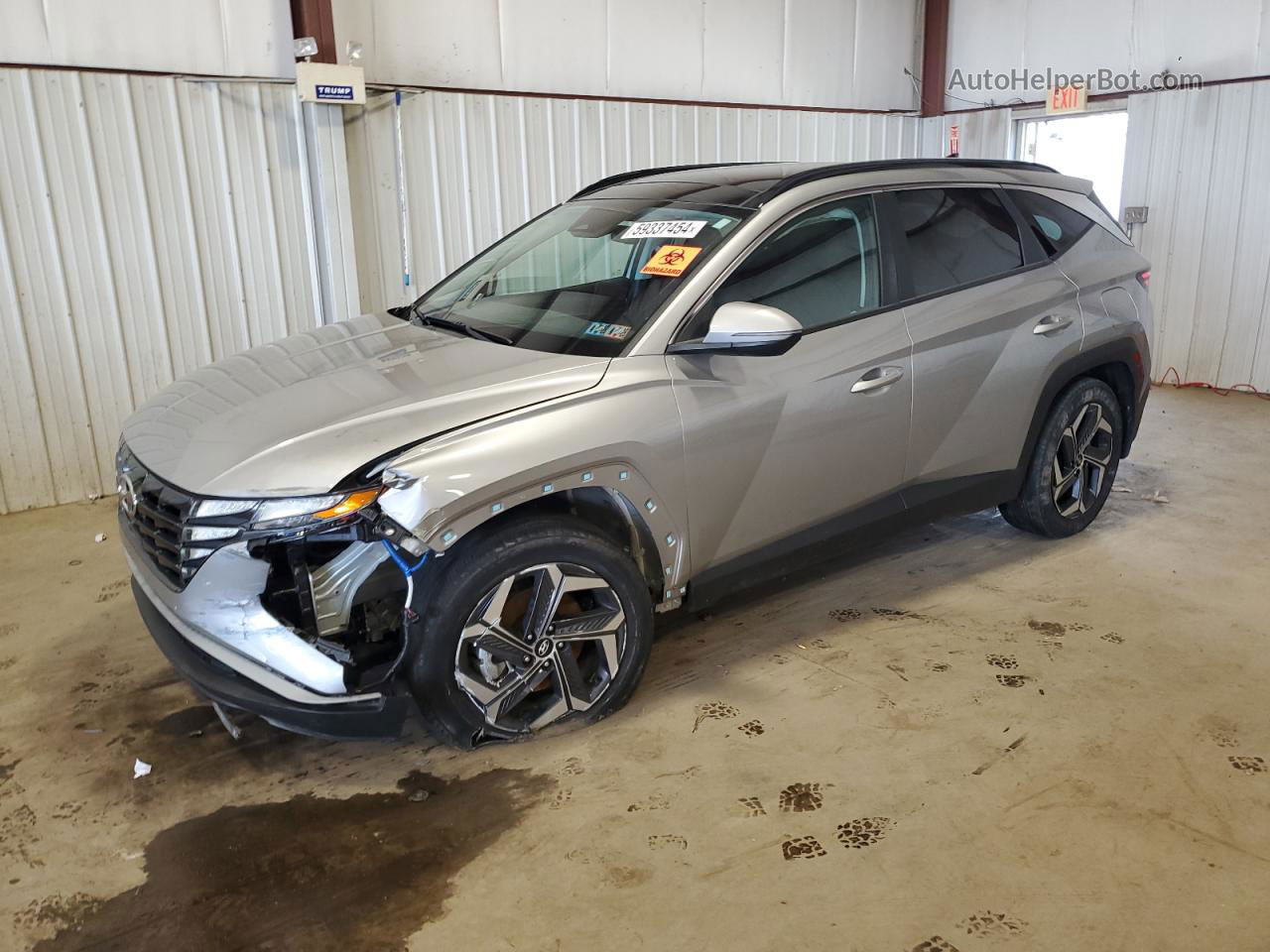 2022 Hyundai Tucson Sel Convenience Серебряный vin: KM8JFCA12NU057663