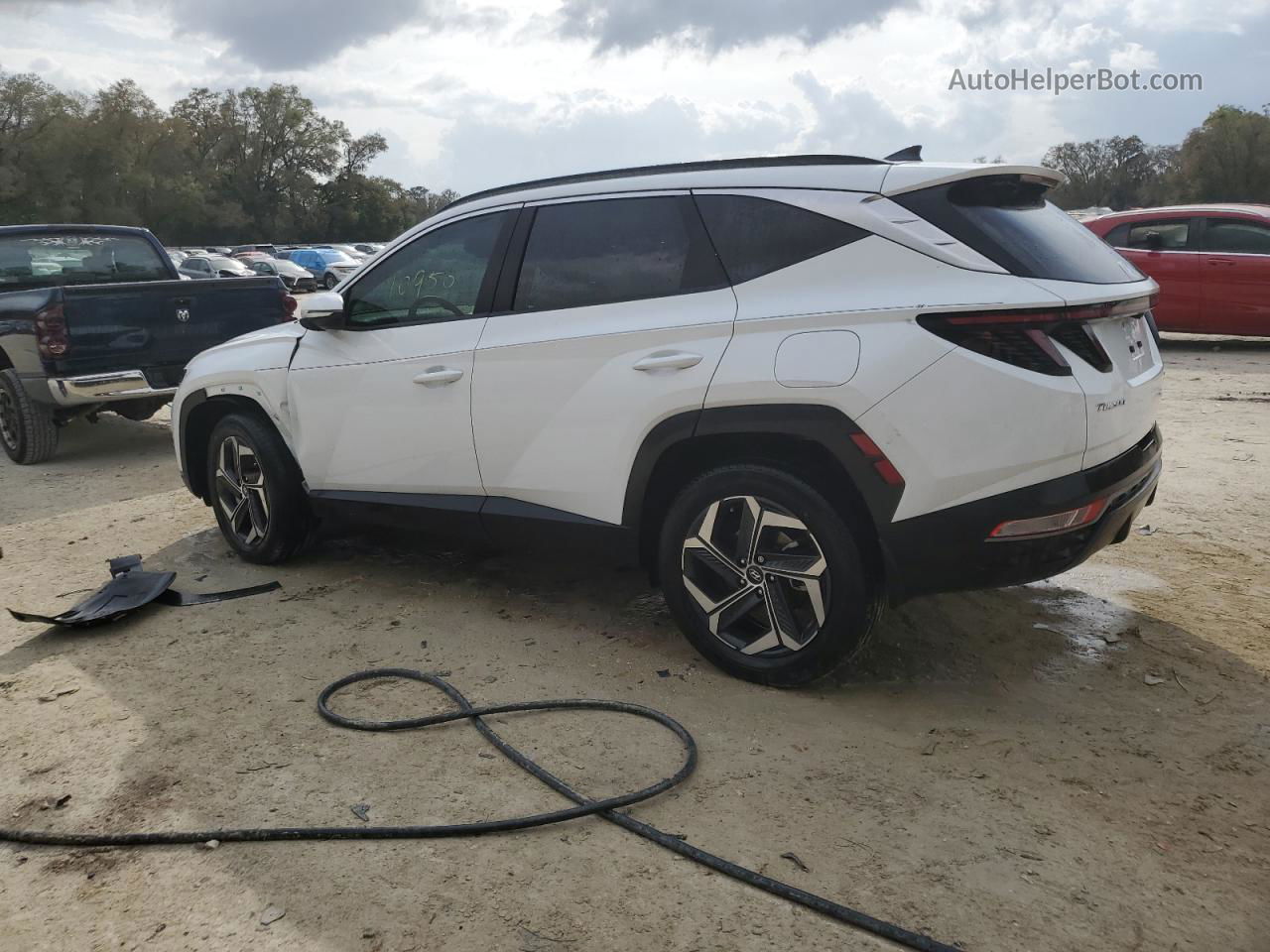 2022 Hyundai Tucson Sel Convenience White vin: KM8JFCA13NU052052