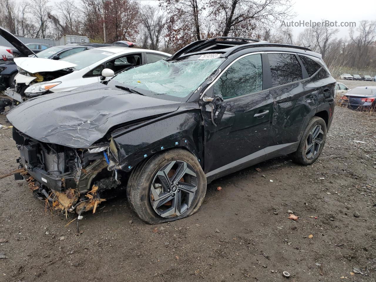 2022 Hyundai Tucson Sel Convenience Black vin: KM8JFCA15NU025774