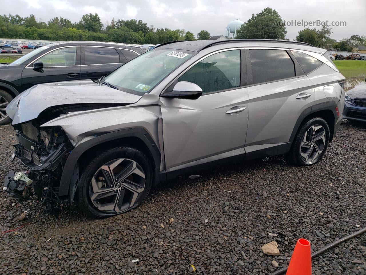 2022 Hyundai Tucson Sel Convenience Silver vin: KM8JFCA18NU042892