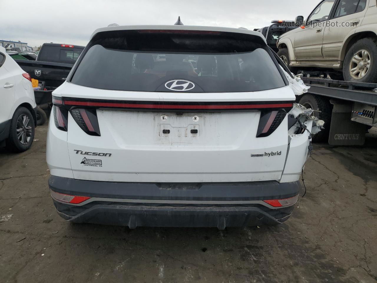 2022 Hyundai Tucson Sel Convenience White vin: KM8JFCA18NU045310