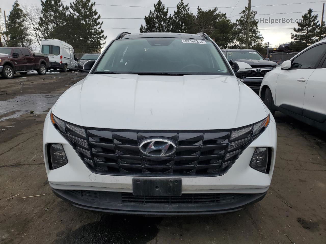 2022 Hyundai Tucson Sel Convenience White vin: KM8JFCA18NU045310