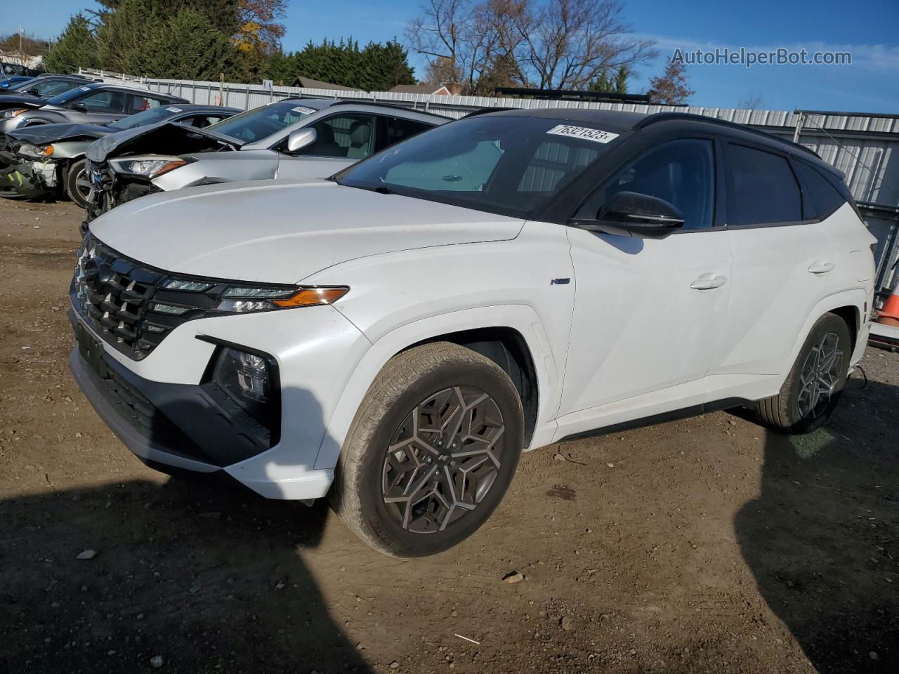 2022 Hyundai Tucson N Line White vin: KM8JFCAE4NU089064