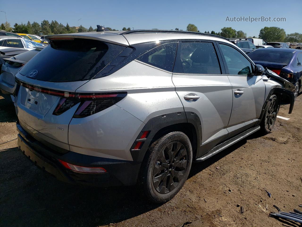 2022 Hyundai Tucson N Line Silver vin: KM8JFCAE5NU162801