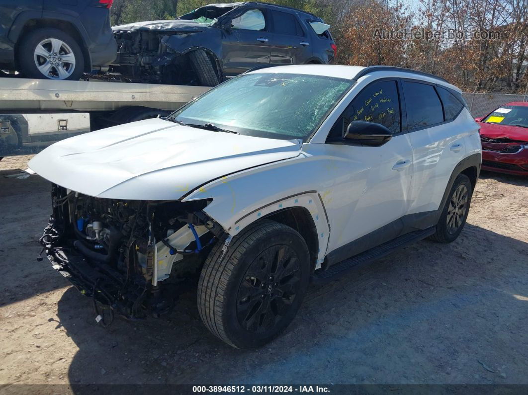 2022 Hyundai Tucson Xrt White vin: KM8JFCAE7NU086613