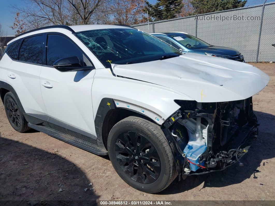 2022 Hyundai Tucson Xrt White vin: KM8JFCAE7NU086613