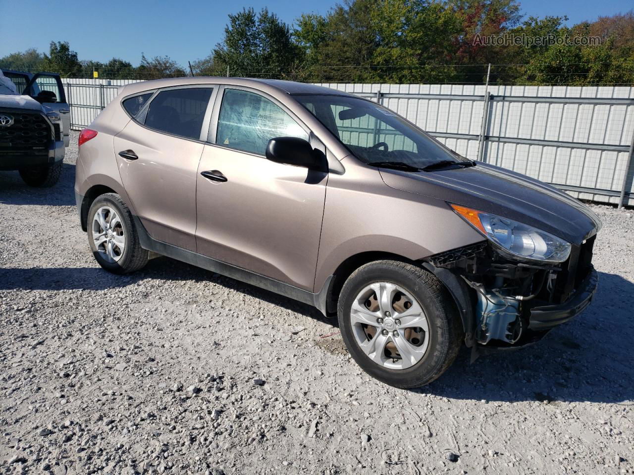 2013 Hyundai Tucson Gl Brown vin: KM8JT3AB2DU686632