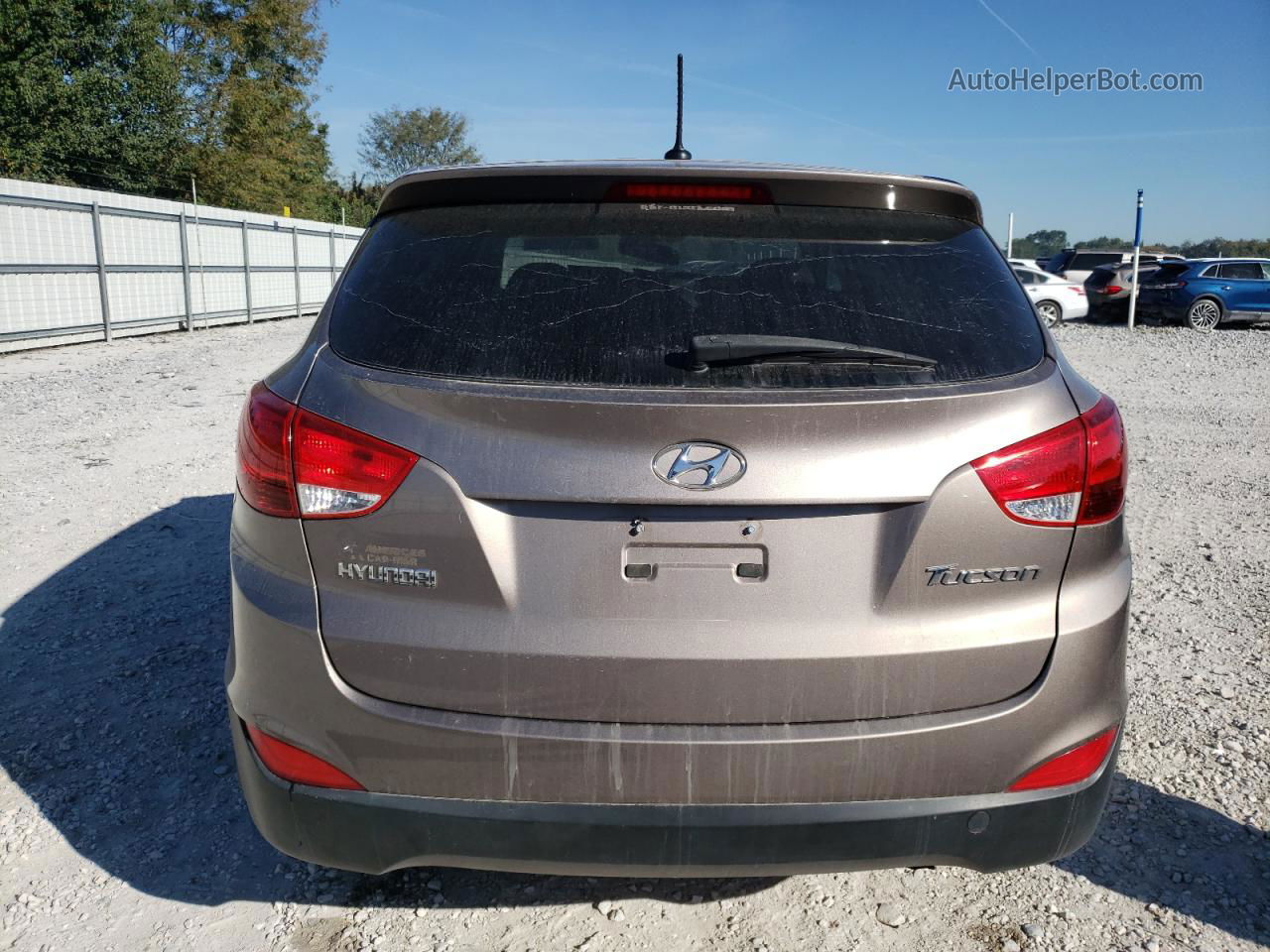 2013 Hyundai Tucson Gl Brown vin: KM8JT3AB2DU686632