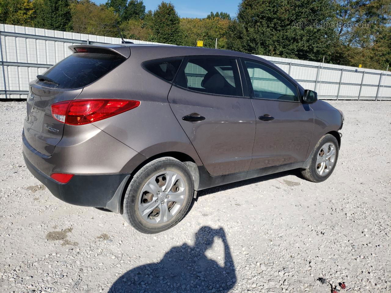 2013 Hyundai Tucson Gl Brown vin: KM8JT3AB2DU686632