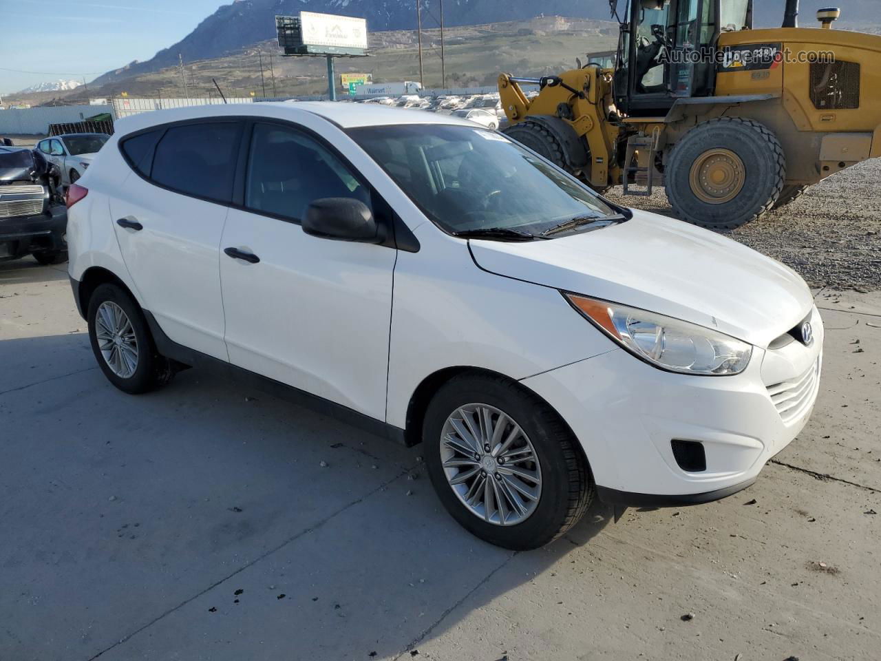 2013 Hyundai Tucson Gl White vin: KM8JT3AB2DU769851