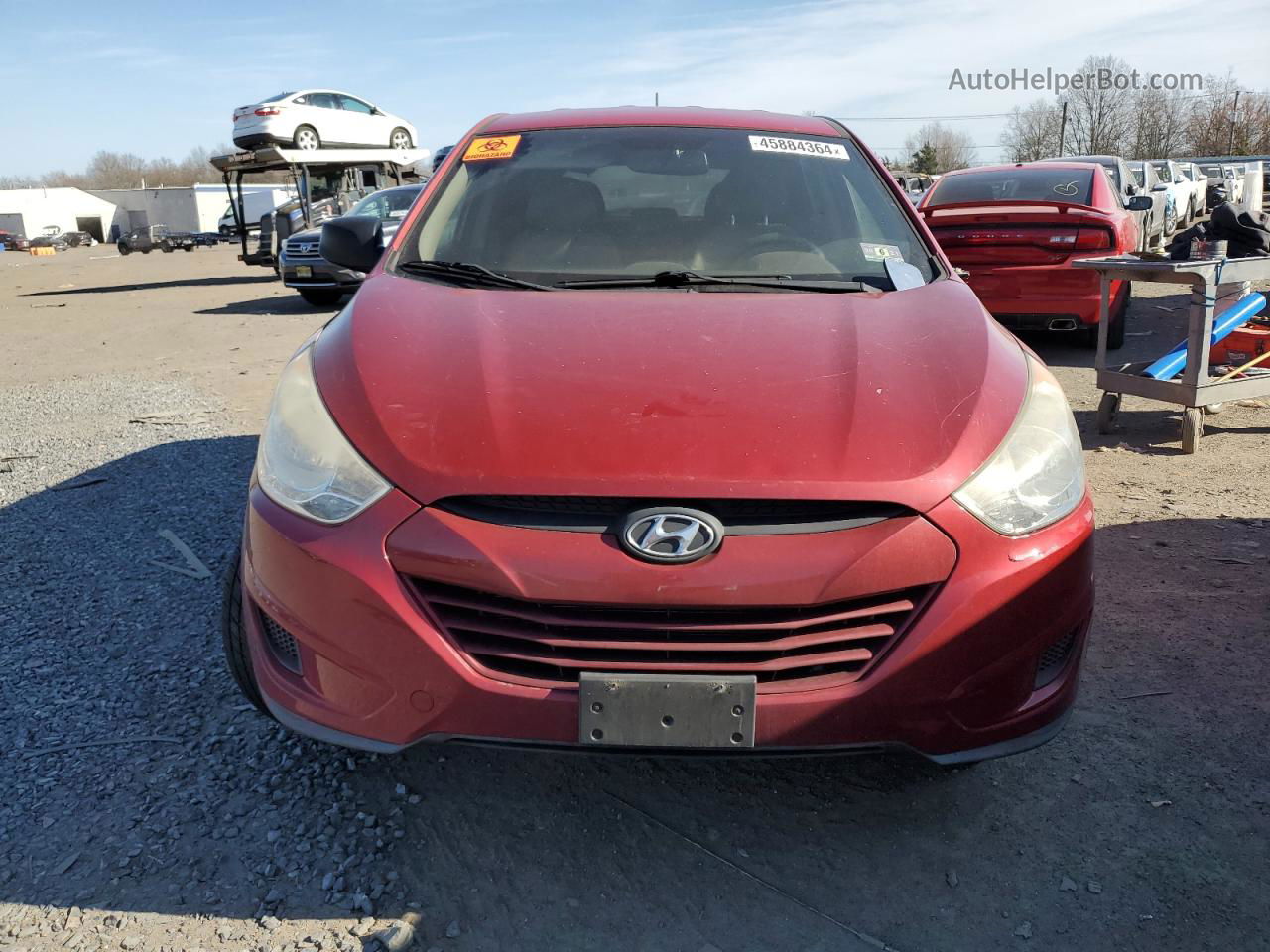 2013 Hyundai Tucson Gl Red vin: KM8JT3AB5DU669162