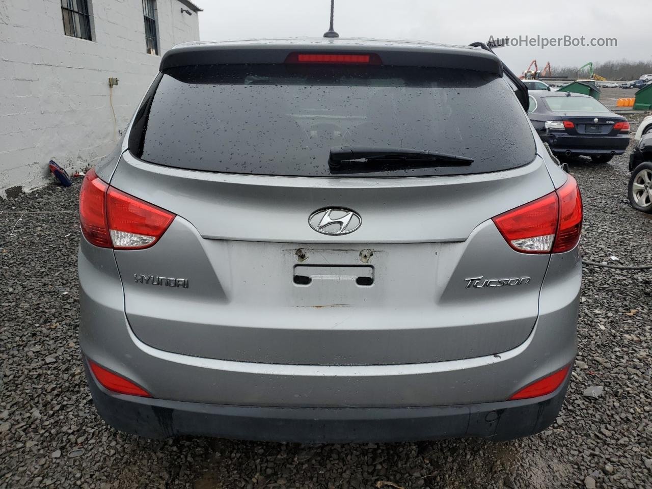 2013 Hyundai Tucson Gl Silver vin: KM8JT3AB5DU686236