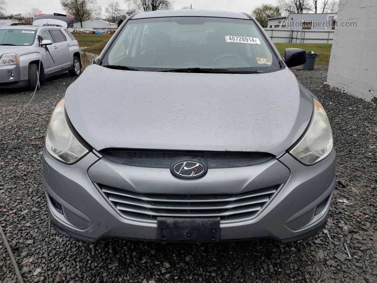 2013 Hyundai Tucson Gl Silver vin: KM8JT3AB5DU686236