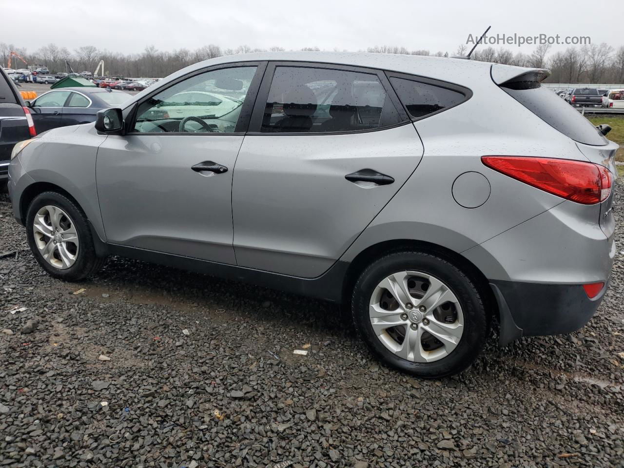 2013 Hyundai Tucson Gl Silver vin: KM8JT3AB5DU686236