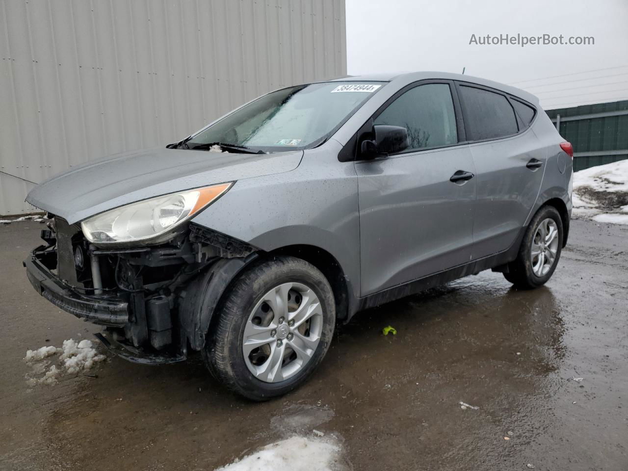 2013 Hyundai Tucson Gl Silver vin: KM8JT3AB8DU588804