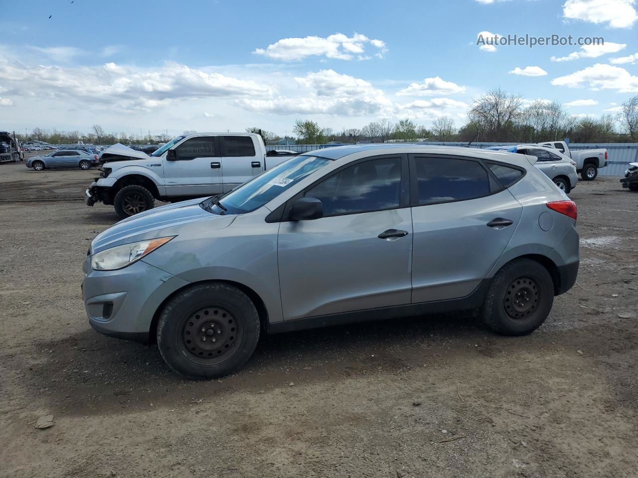 2013 Hyundai Tucson Gl Silver vin: KM8JT3AC2DU618534