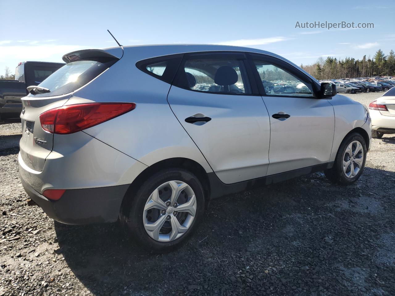 2013 Hyundai Tucson Gl Silver vin: KM8JT3AC6DU722315