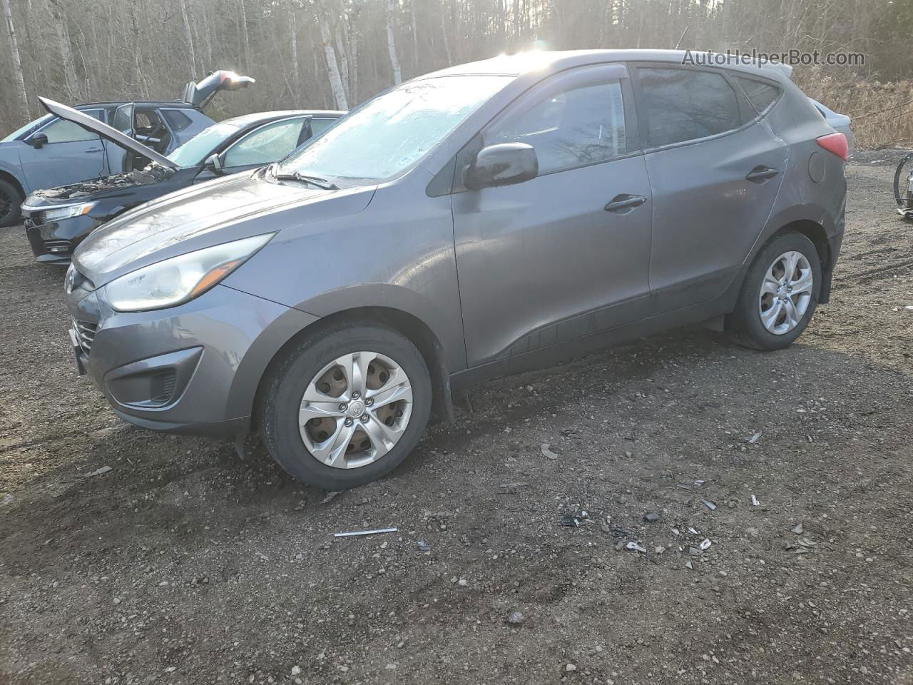 2014 Hyundai Tucson Gls Серый vin: KM8JT3AF0EU903440