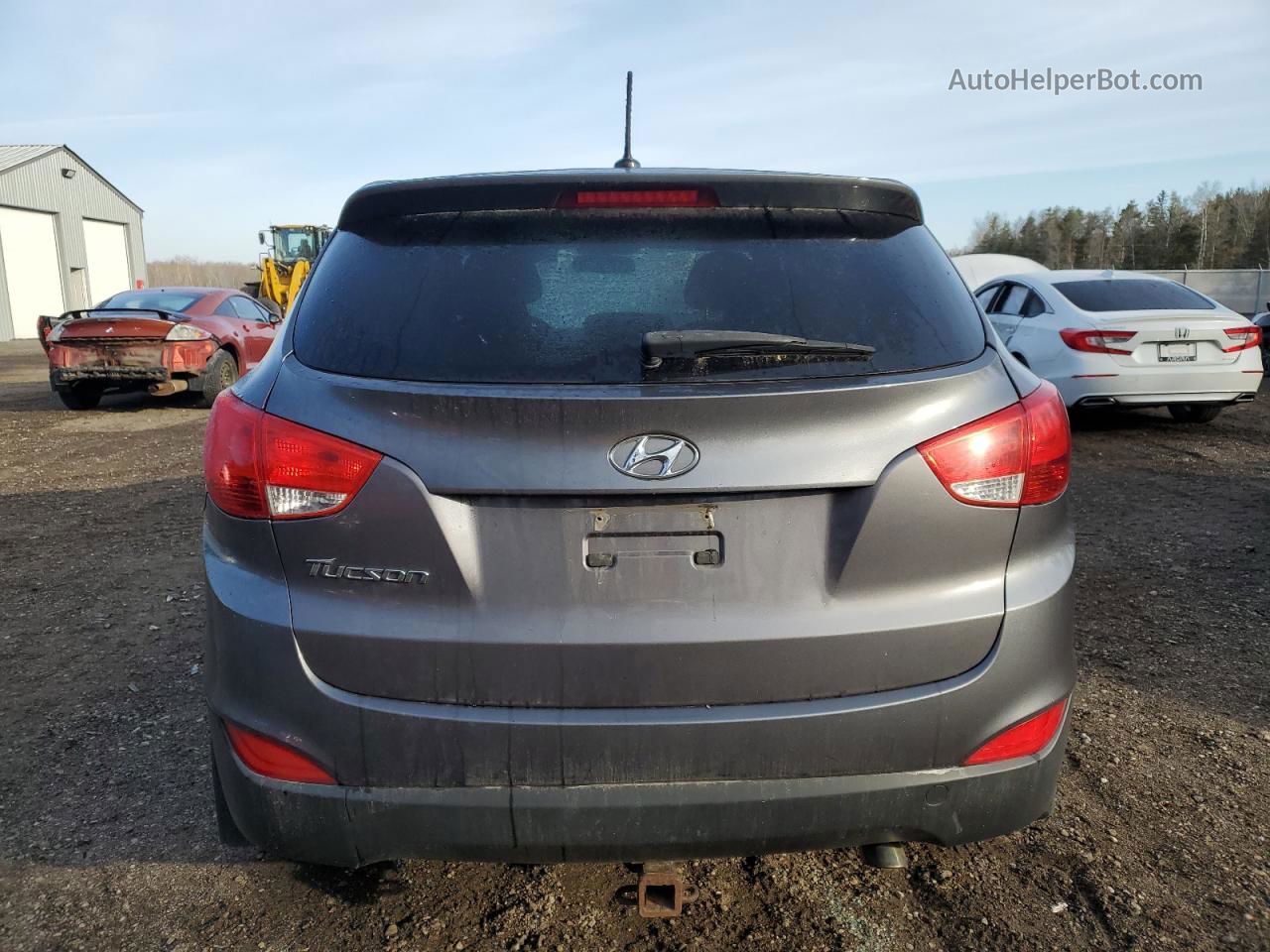 2014 Hyundai Tucson Gls Серый vin: KM8JT3AF0EU903440