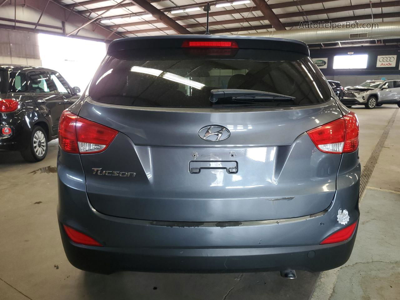 2014 Hyundai Tucson Gls Gray vin: KM8JT3AF0EU906371