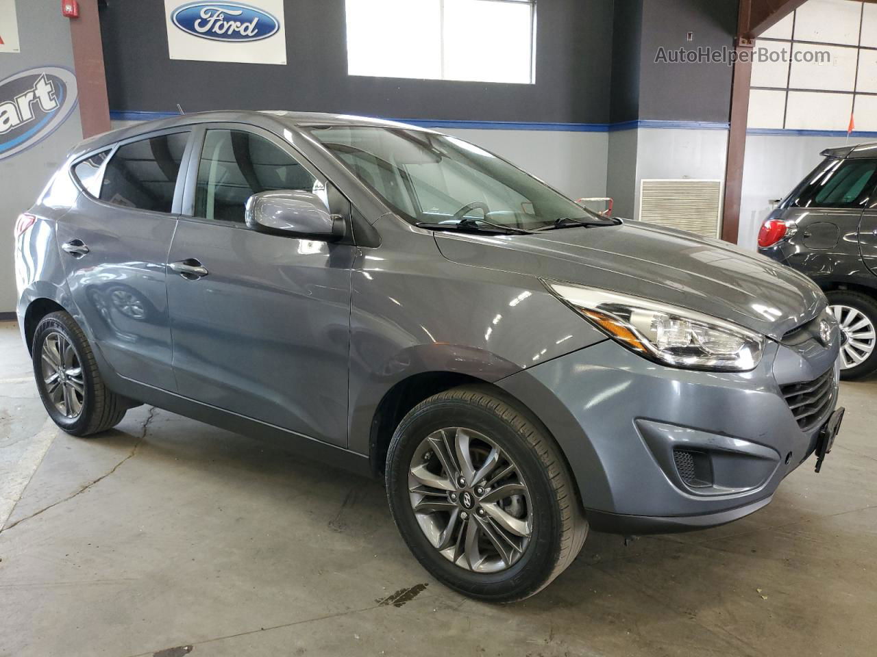 2014 Hyundai Tucson Gls Gray vin: KM8JT3AF0EU906371