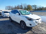 2014 Hyundai Tucson Gls White vin: KM8JT3AF1EU850490