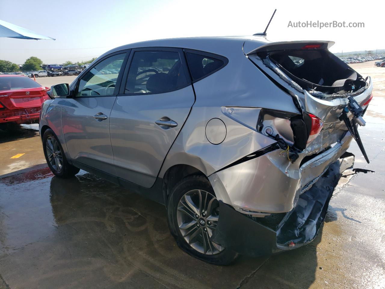 2014 Hyundai Tucson Gls Silver vin: KM8JT3AF2EU851051