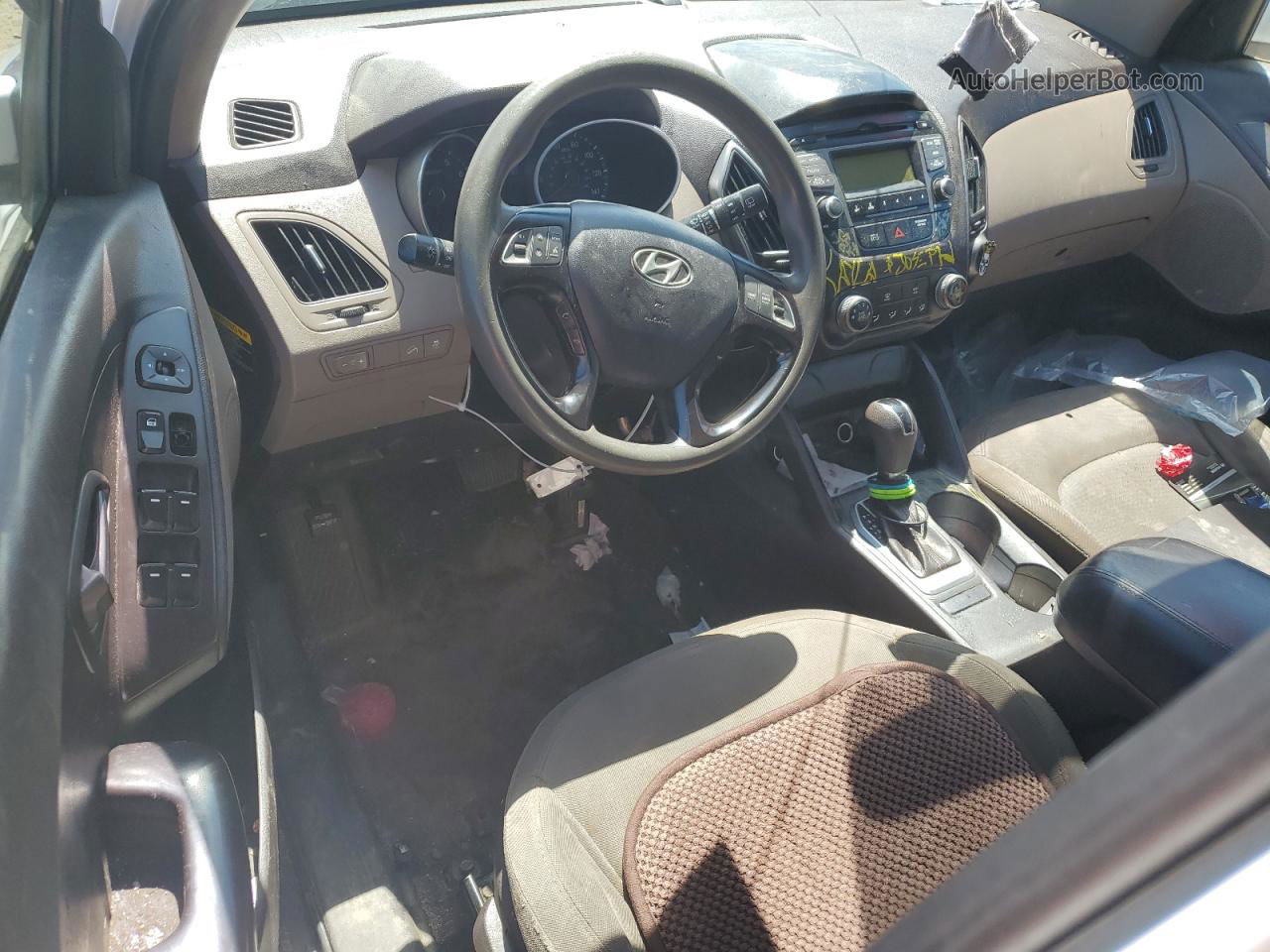 2014 Hyundai Tucson Gls Белый vin: KM8JT3AF2EU851907